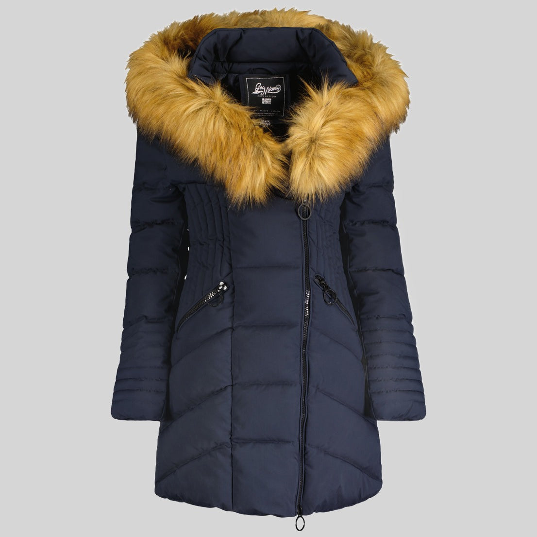 geographical-norway-chaya-damen-steppjacke-khaki-winter image 5