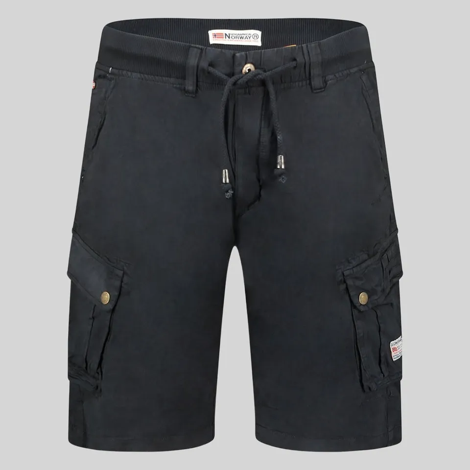 geographical-norway-pakito-herren-bermuda-schwarz-baumwolle image 1