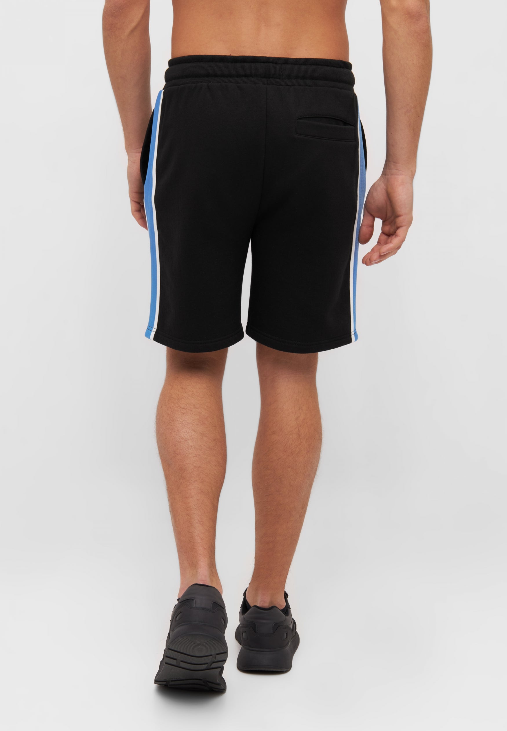 bench-hyven-herren-sweatshorts-black-kordelzug-shorts image 7