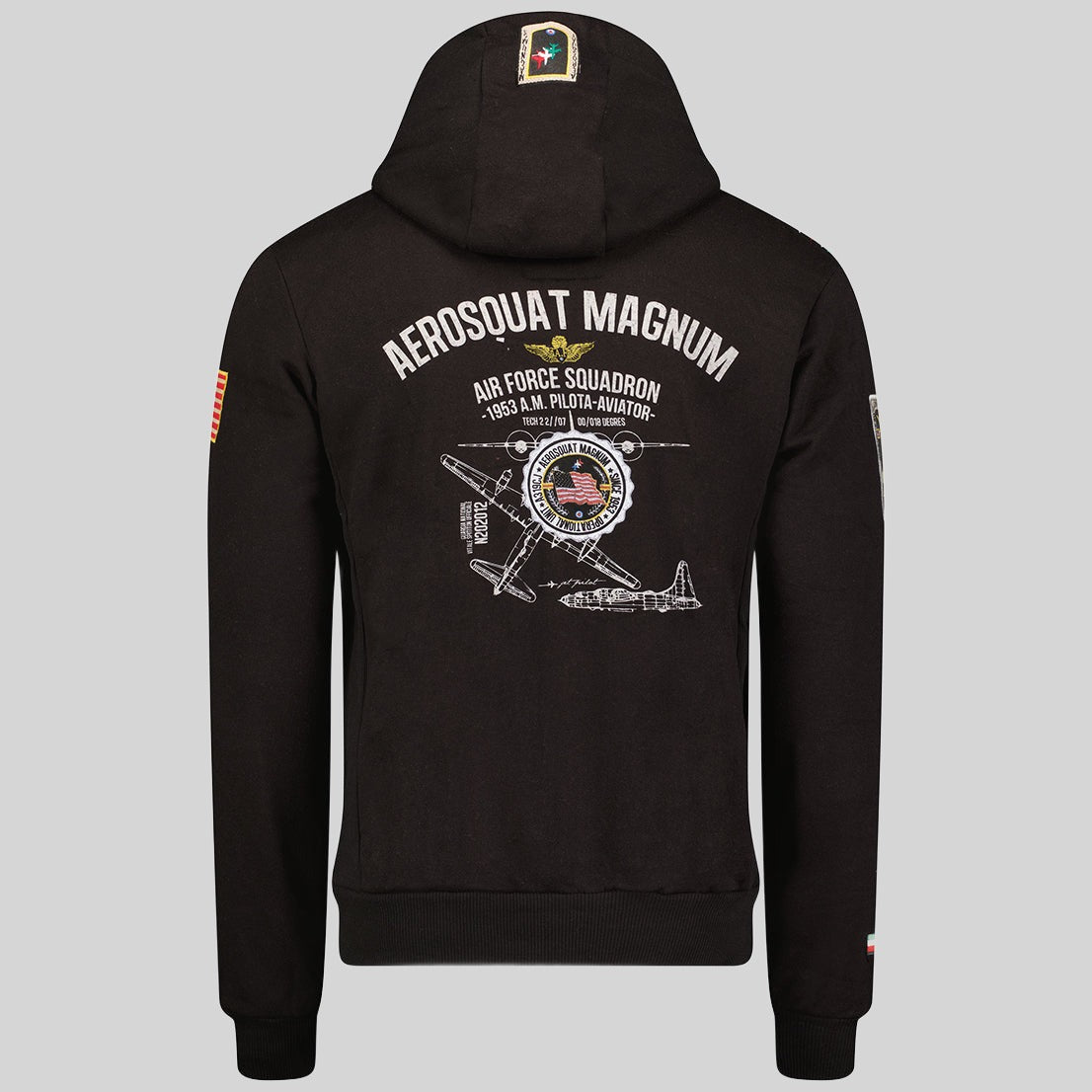 geographical-norway-faero-herren-hoodie-schwarz-mit-logos image 7