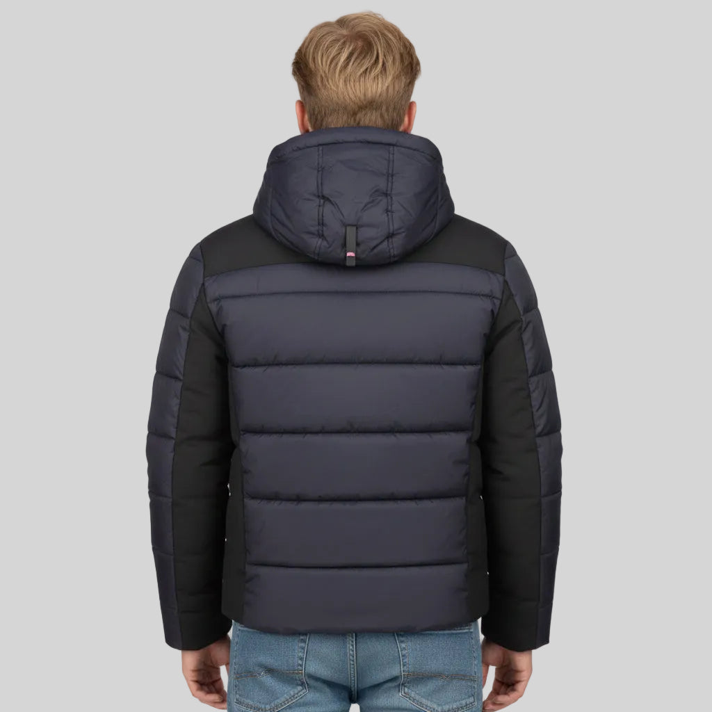 geographical-norway-bastian-herren-steppjacke-schwarz-kurze-form image 8