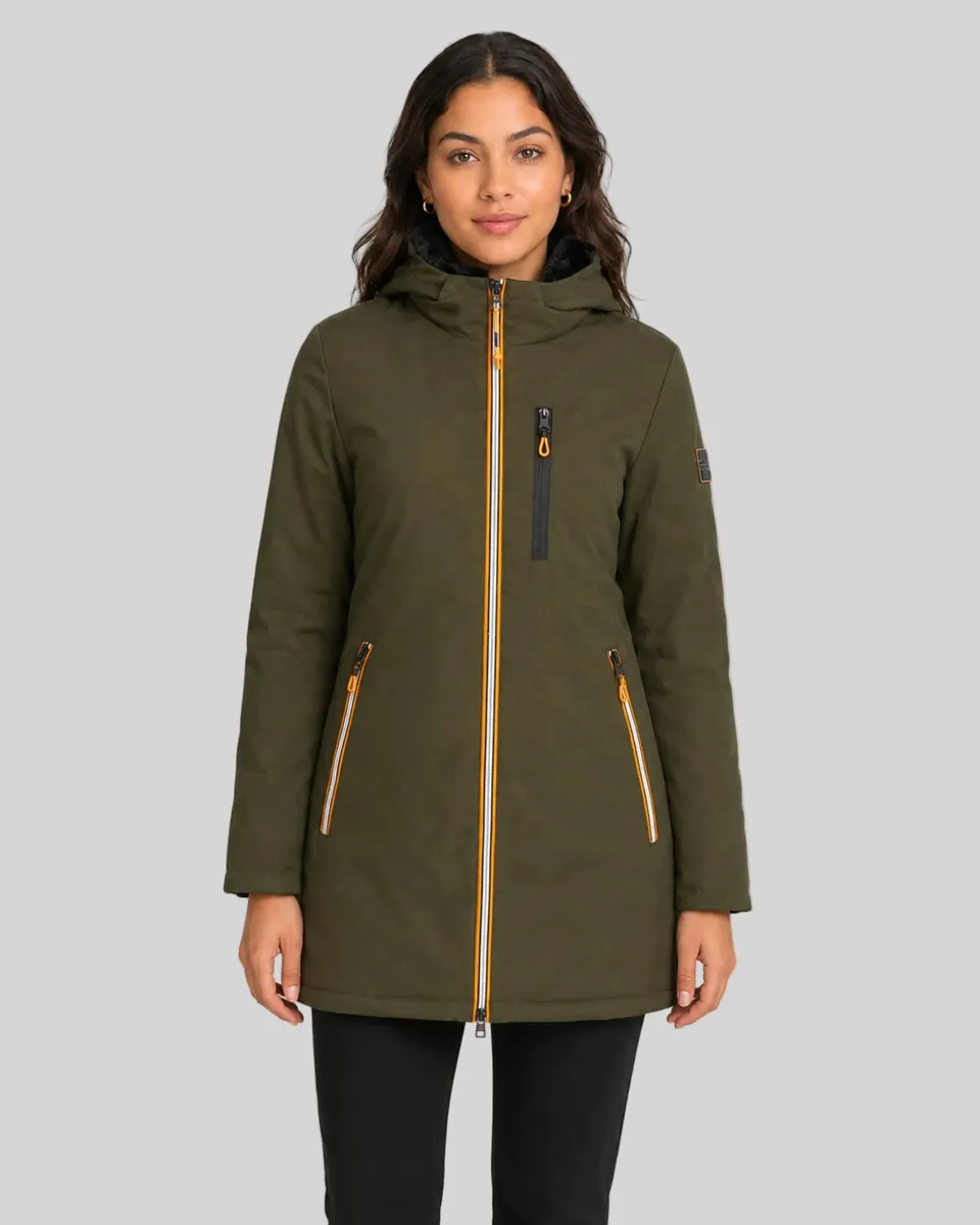 geographical-norway-cassim-damen-parka-khaki-winter image 1