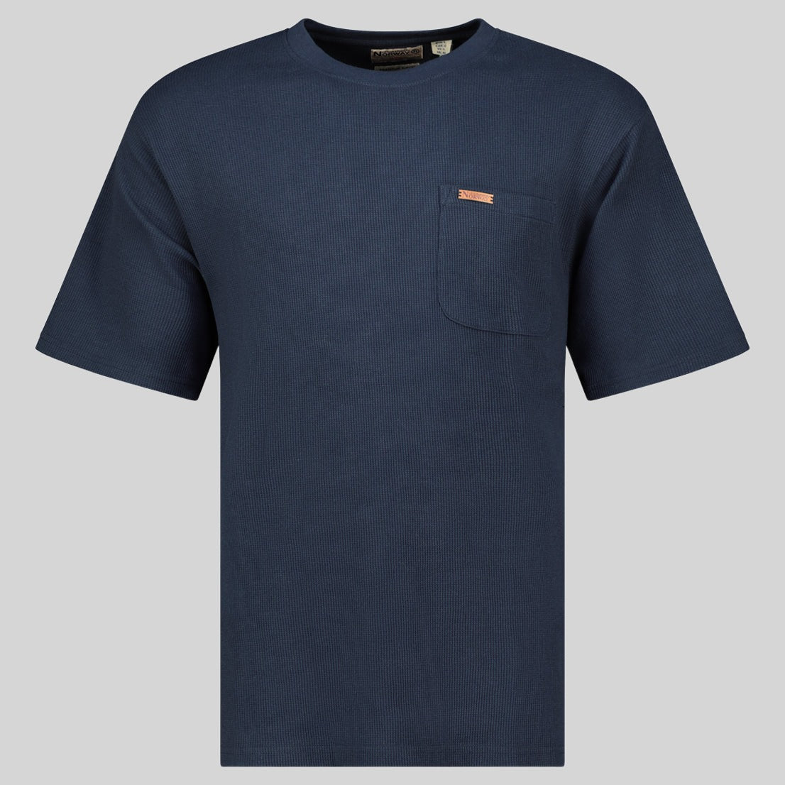 geographical-norway-jalafel-t-shirt-herren-marine-brusttasche image 7