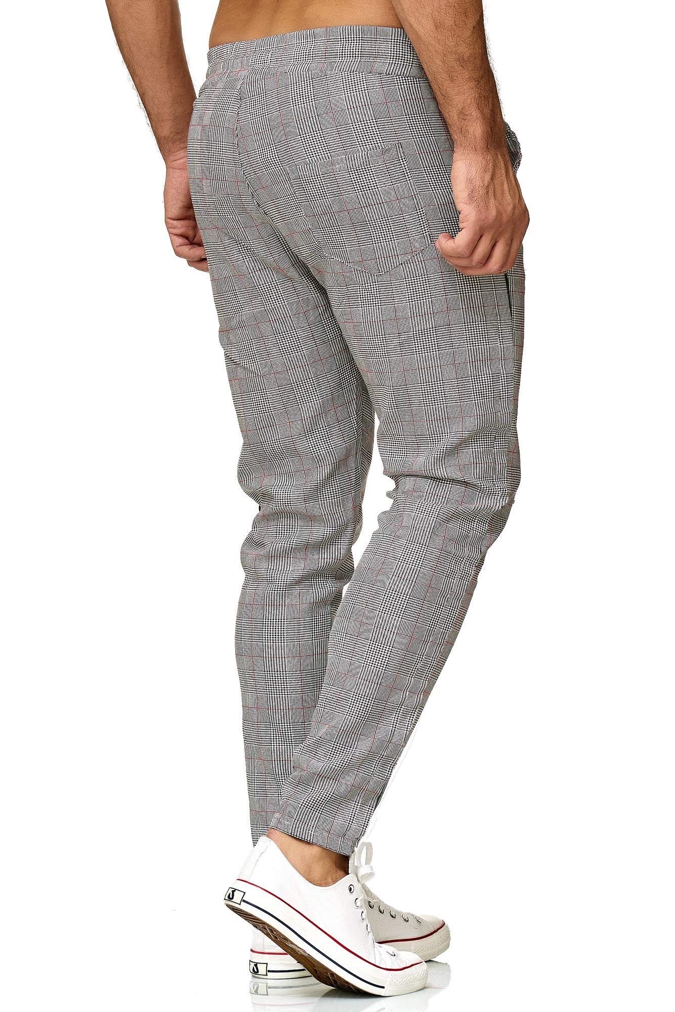 redbridge-hosen-slim-karohose-urban-fit-herren-chino-blau-karo image 3