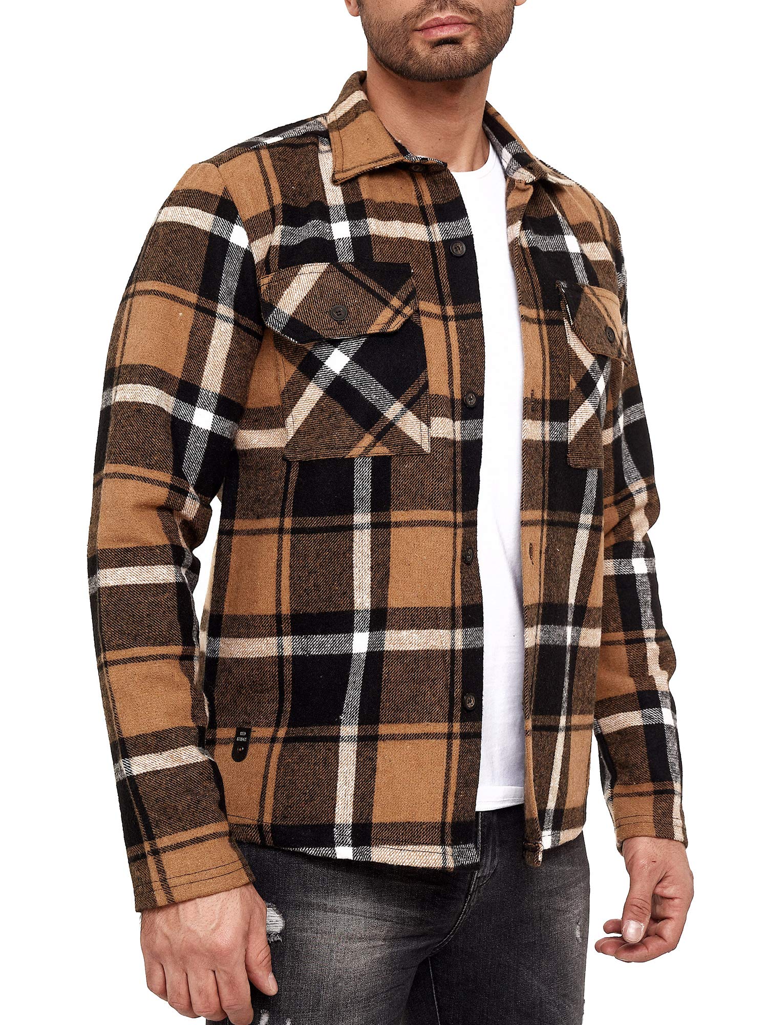 redbridge-holzf-llerhemd-herren-kariert-regular-fit-baumwolle image 2