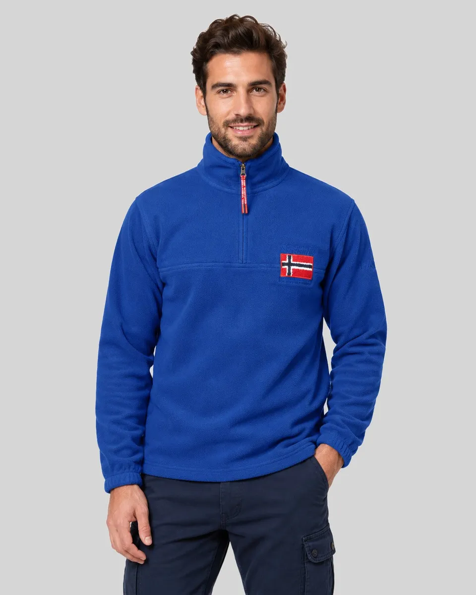 geographical-norway-tequateur-fleecejacke-herren-bordeaux-xl image 1