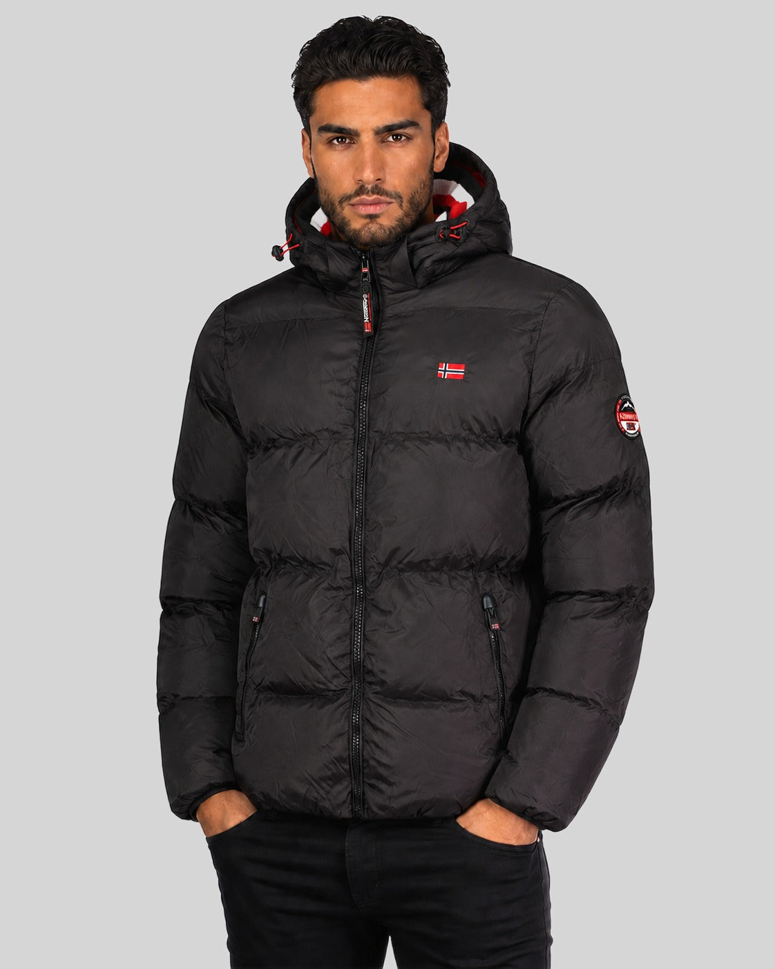 geographical-norway-ancelo-herren-blouson-schwarz-mit-kapuze image 5