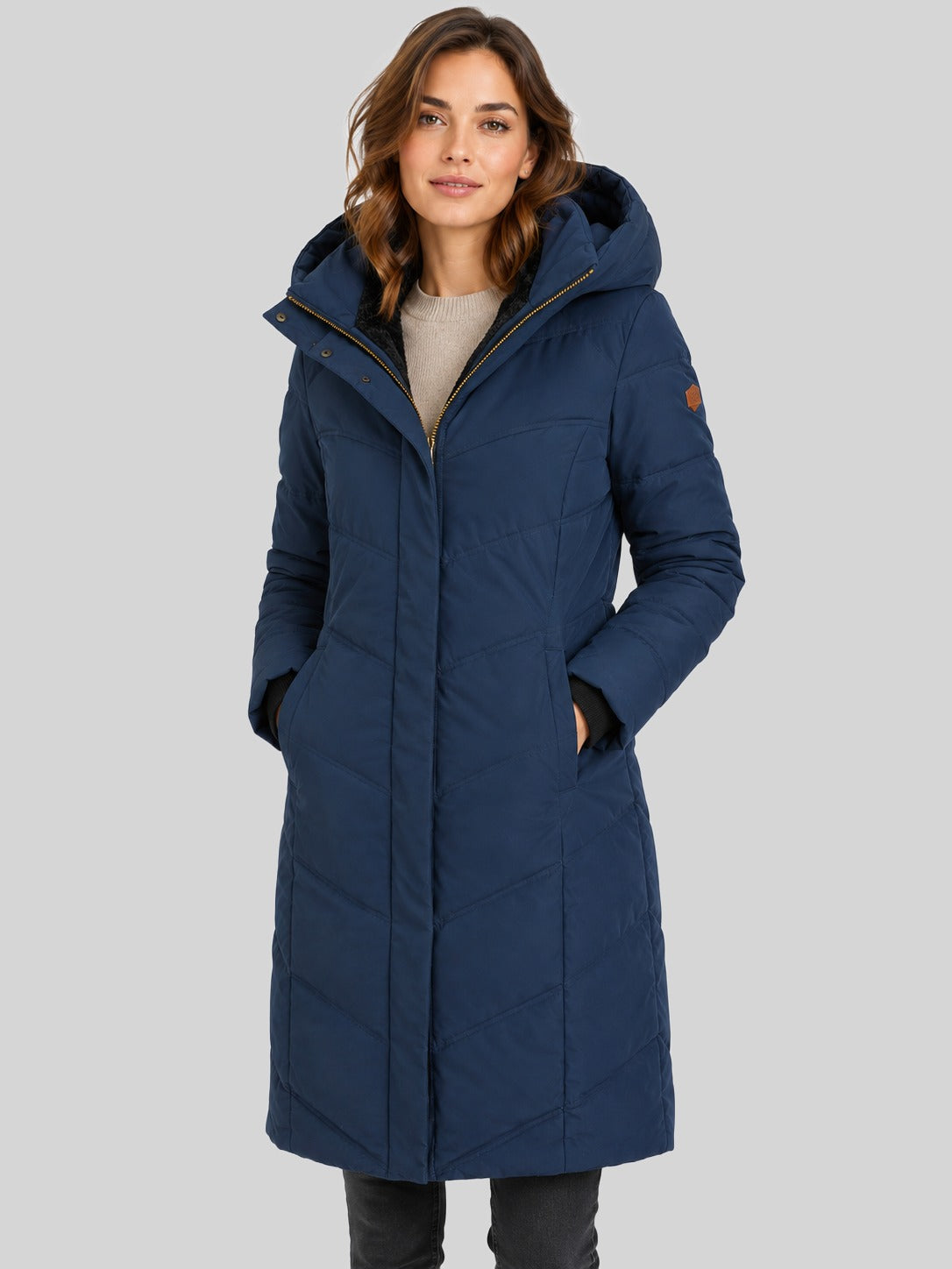 geographical-norway-djamila-damen-winterparka-marine-lang image 1
