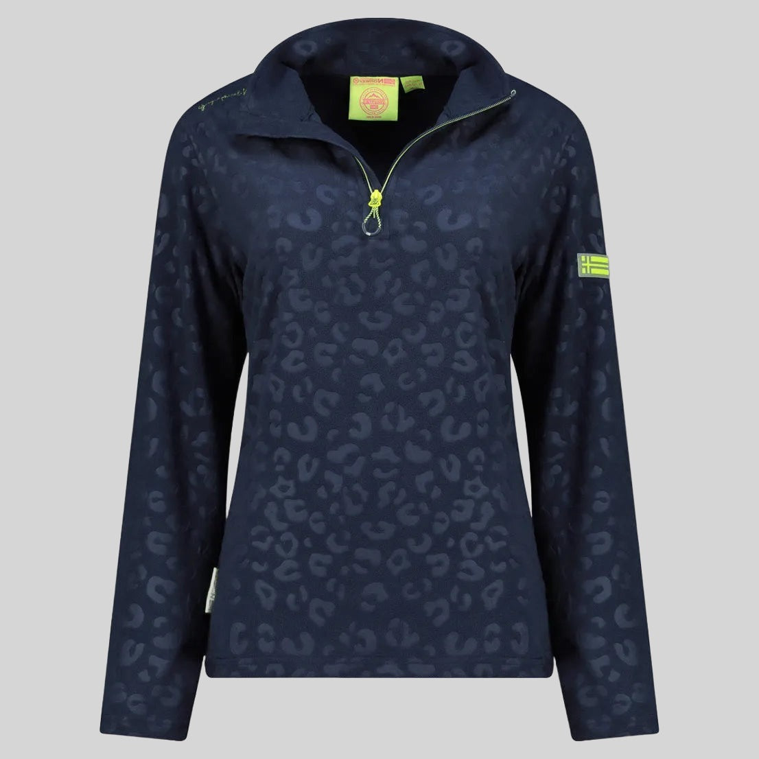 geographical-norway-uminie-hz-fleecejacke-damen-schwarz-leo image 7