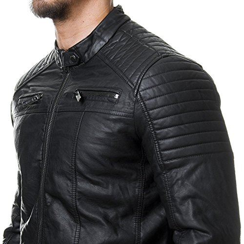 redbridge-bikerjacke-kunstleder-herren-schwarz-xl image 6
