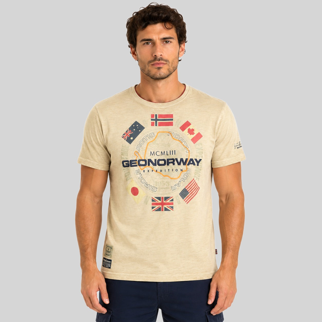 geographical-norway-jirkel-herren-t-shirt-baumwolle-marine image 1