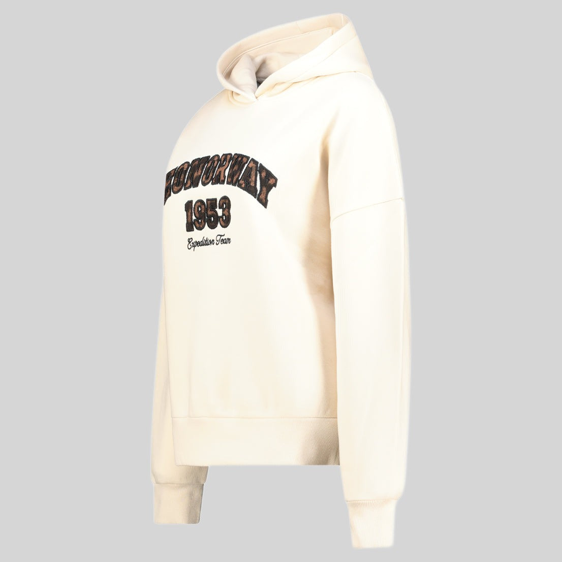 geographical-norway-gaphir-damen-hoodie-schwarz-leo-print image 4
