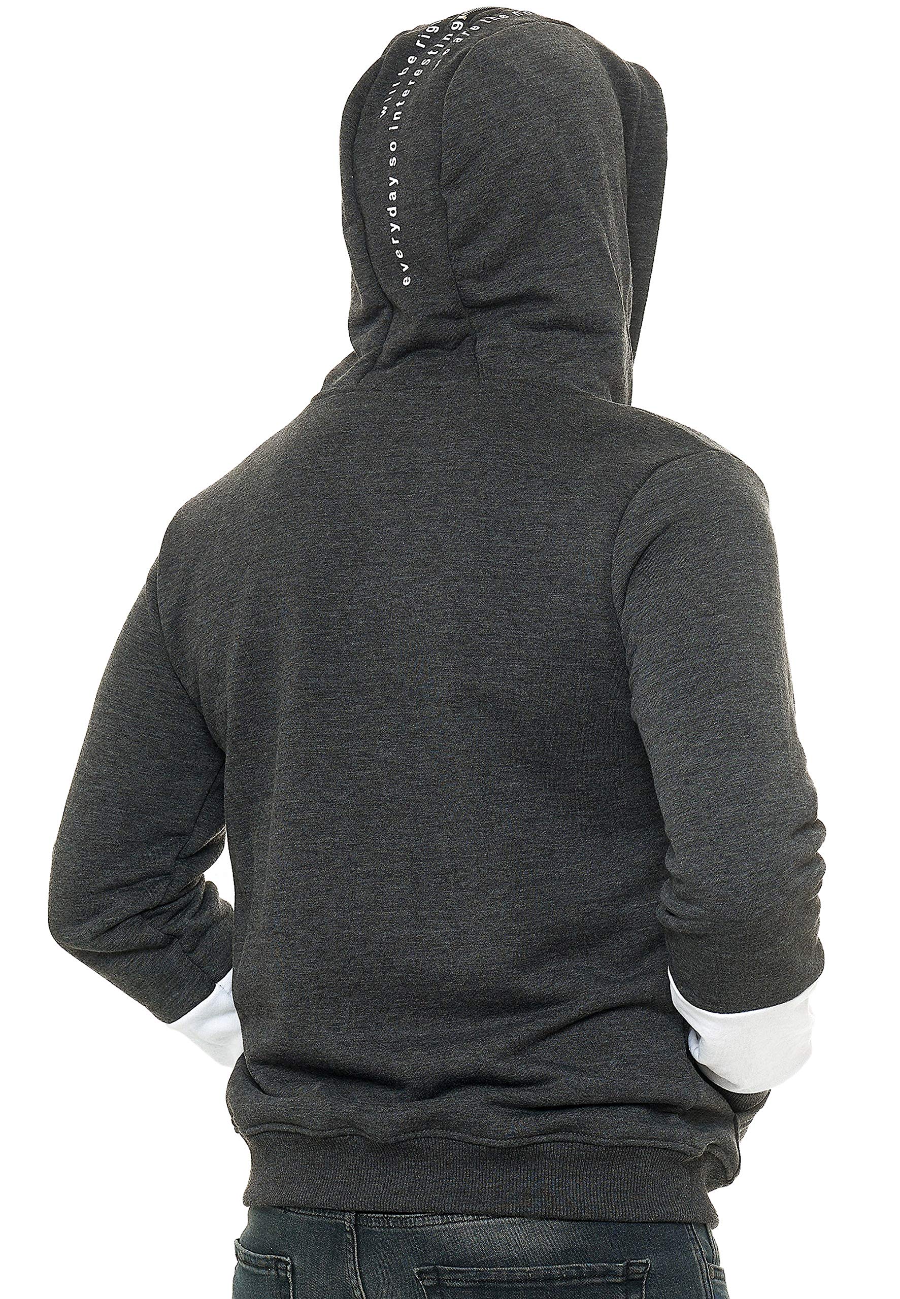redbridge-hoodie-kapuzenpullover-herren-l-schwarz-baumwolle image 6
