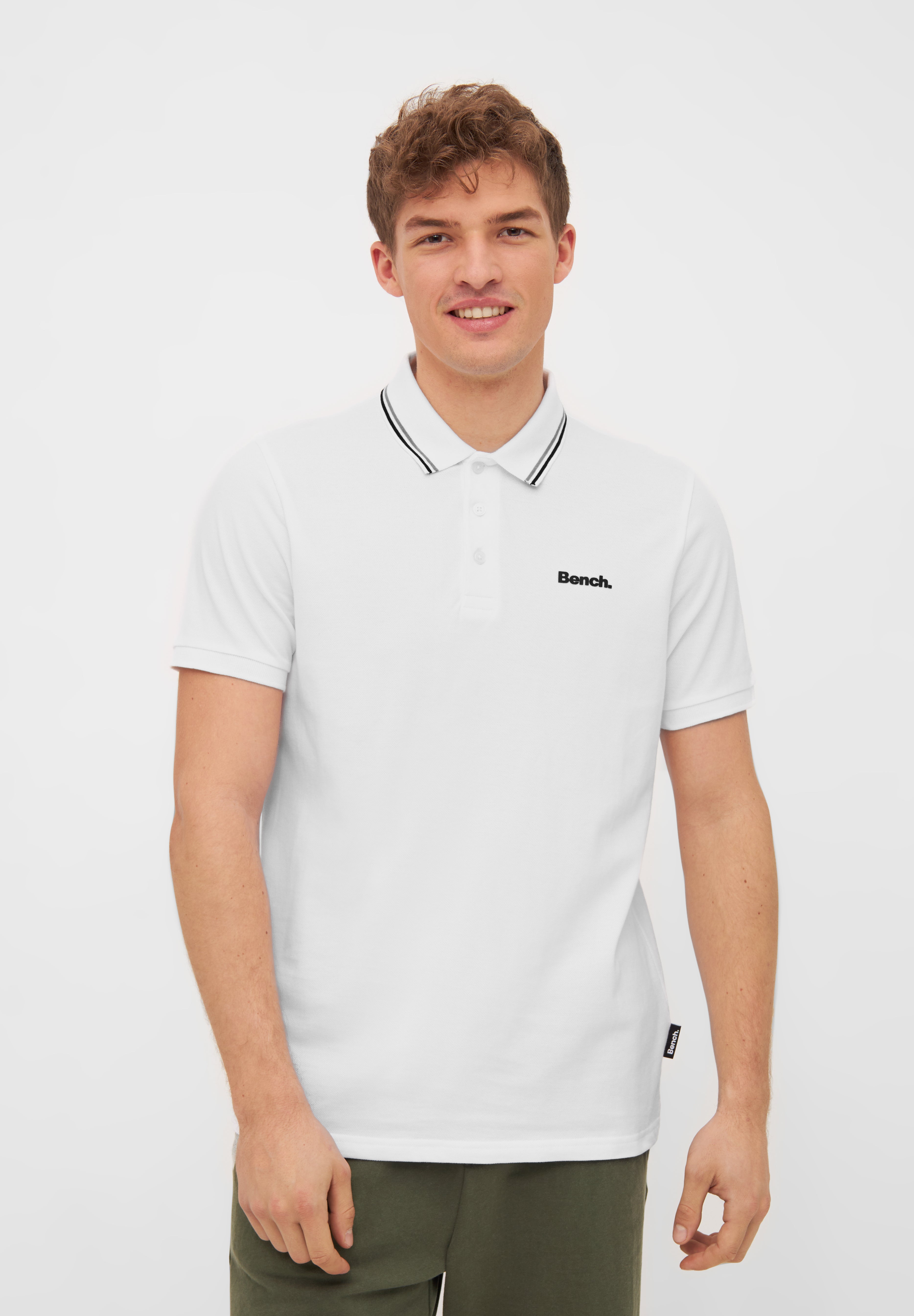 bench-gruff-poloshirt-herren-white-piqu-baumwolle image 2