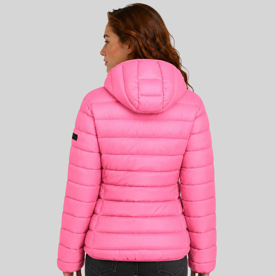 geographical-norway-atichoko-hood-steppjacke-damen-rosa-gesteppt image 2