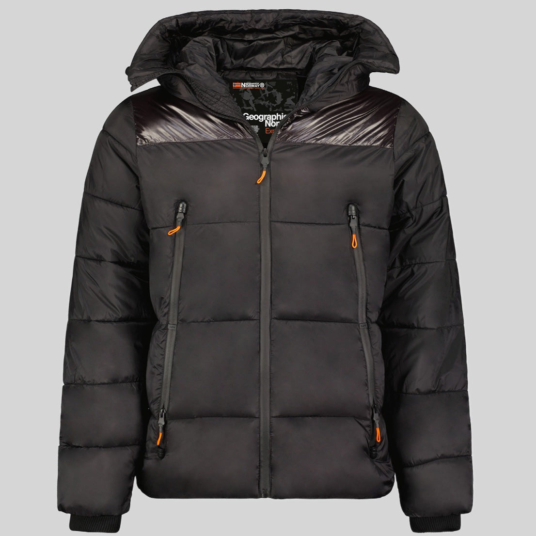 geographical-norway-bayou-herren-steppjacke-mit-kapuze-schwarz-s image 3