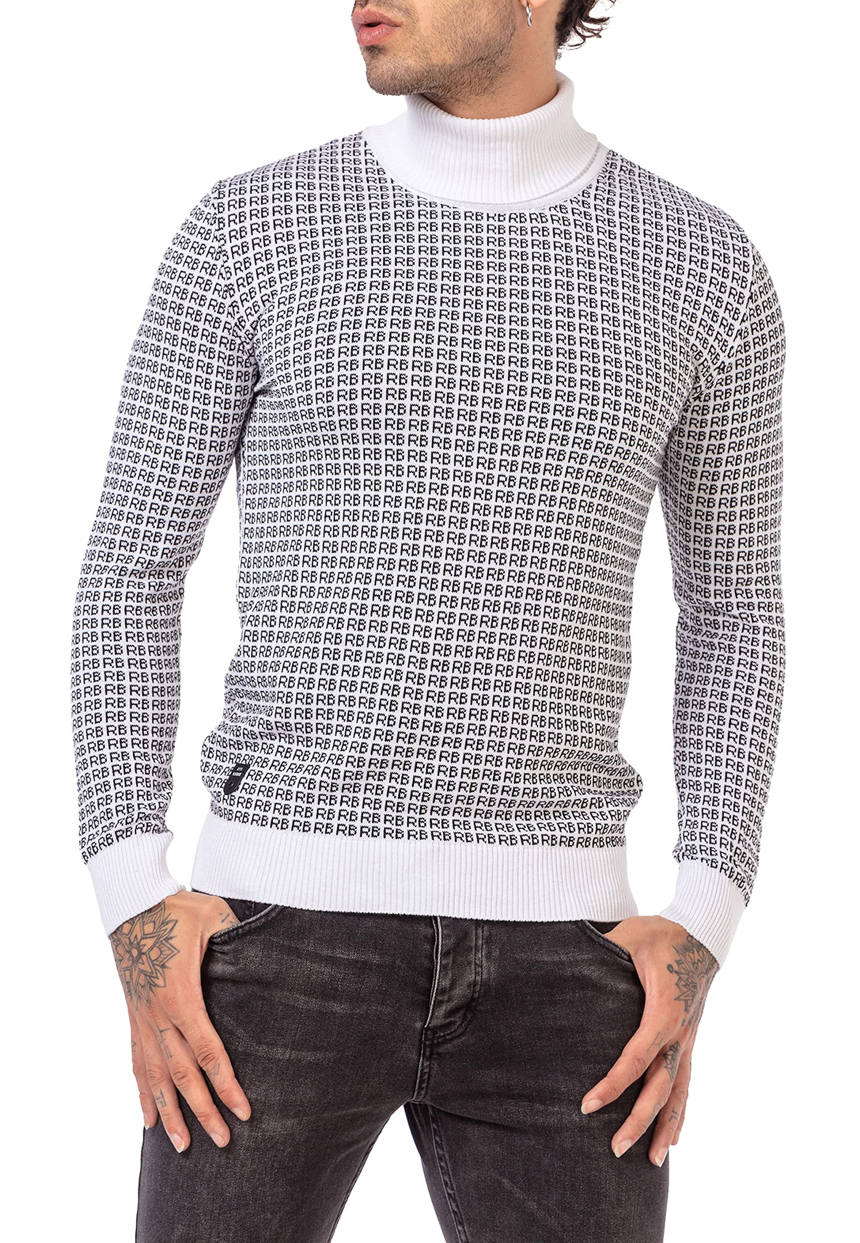 redbridge-rollkragen-pullover-herren-sweater-schwarz image 8