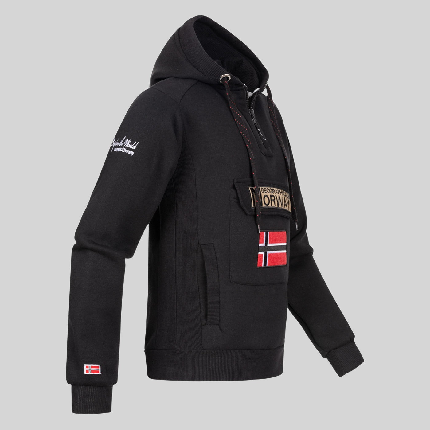geographical-norway-gymclass-hoodie-herren-schwarz-baumix image 6
