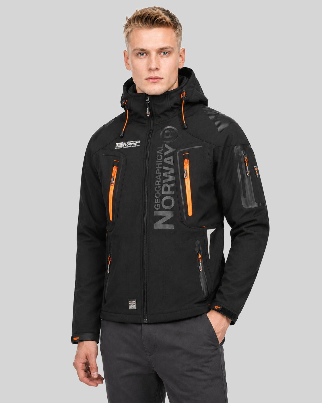 geographical-norway-techno-softshelljacke-herren-schwarz-rot image 6