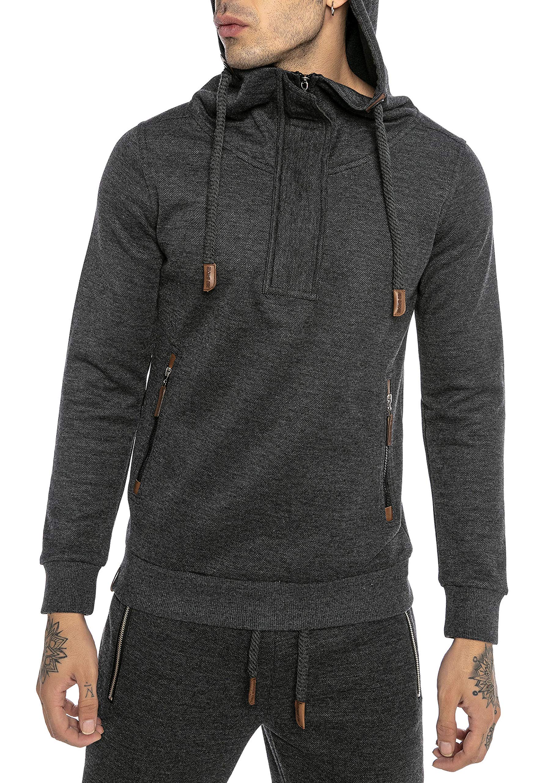 redbridge-jogginganzug-herren-hoodie-set-dunkelgrau image 8