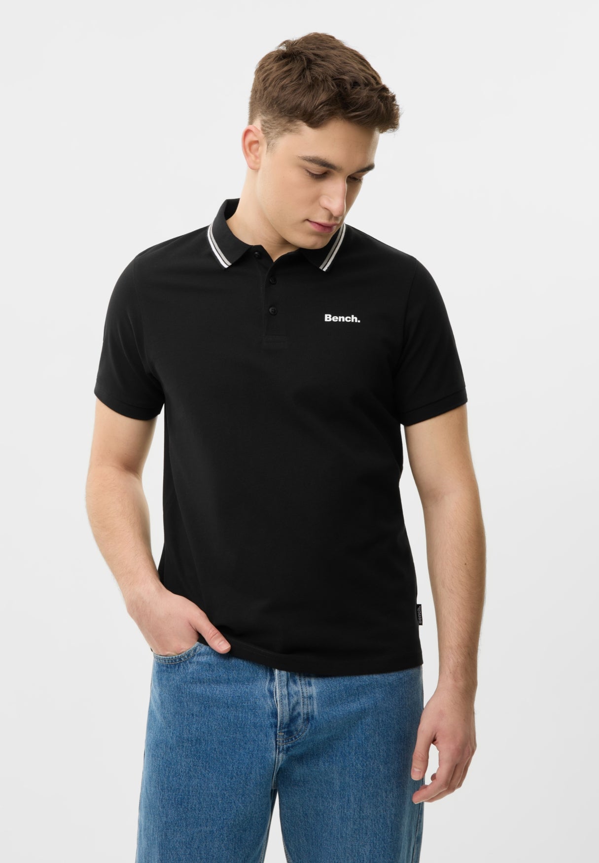 bench-gruff-poloshirt-black-herren-baumwolle image 6