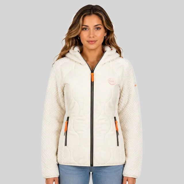 geographical-norway-torsade-fleecejacke-damen-creme image 1