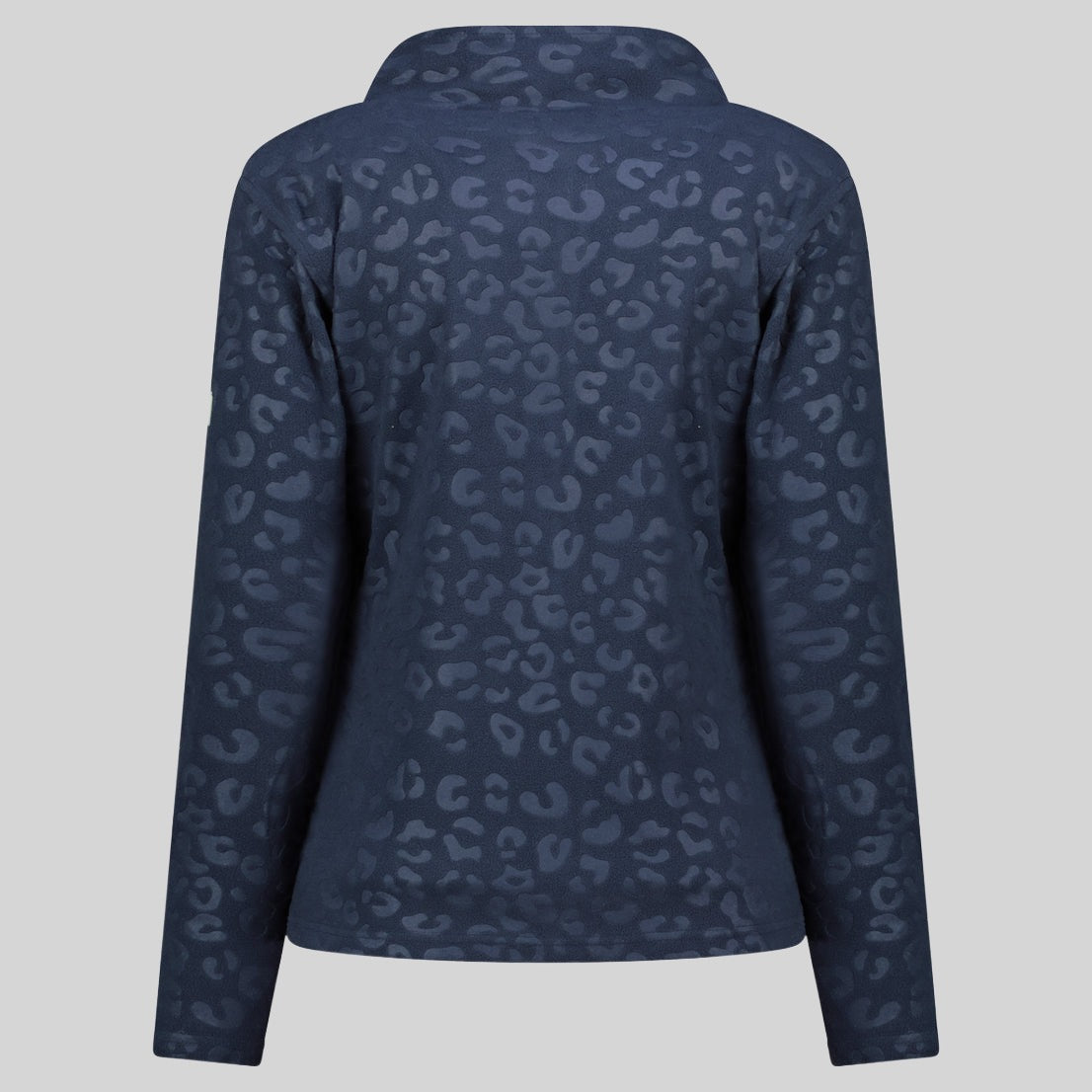 geographical-norway-uminie-fleecejacke-damen-marine-leopard-fleece image 2
