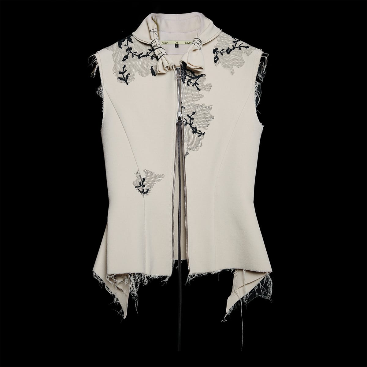 milk-of-lime-ripped-flag-top-damen image 1