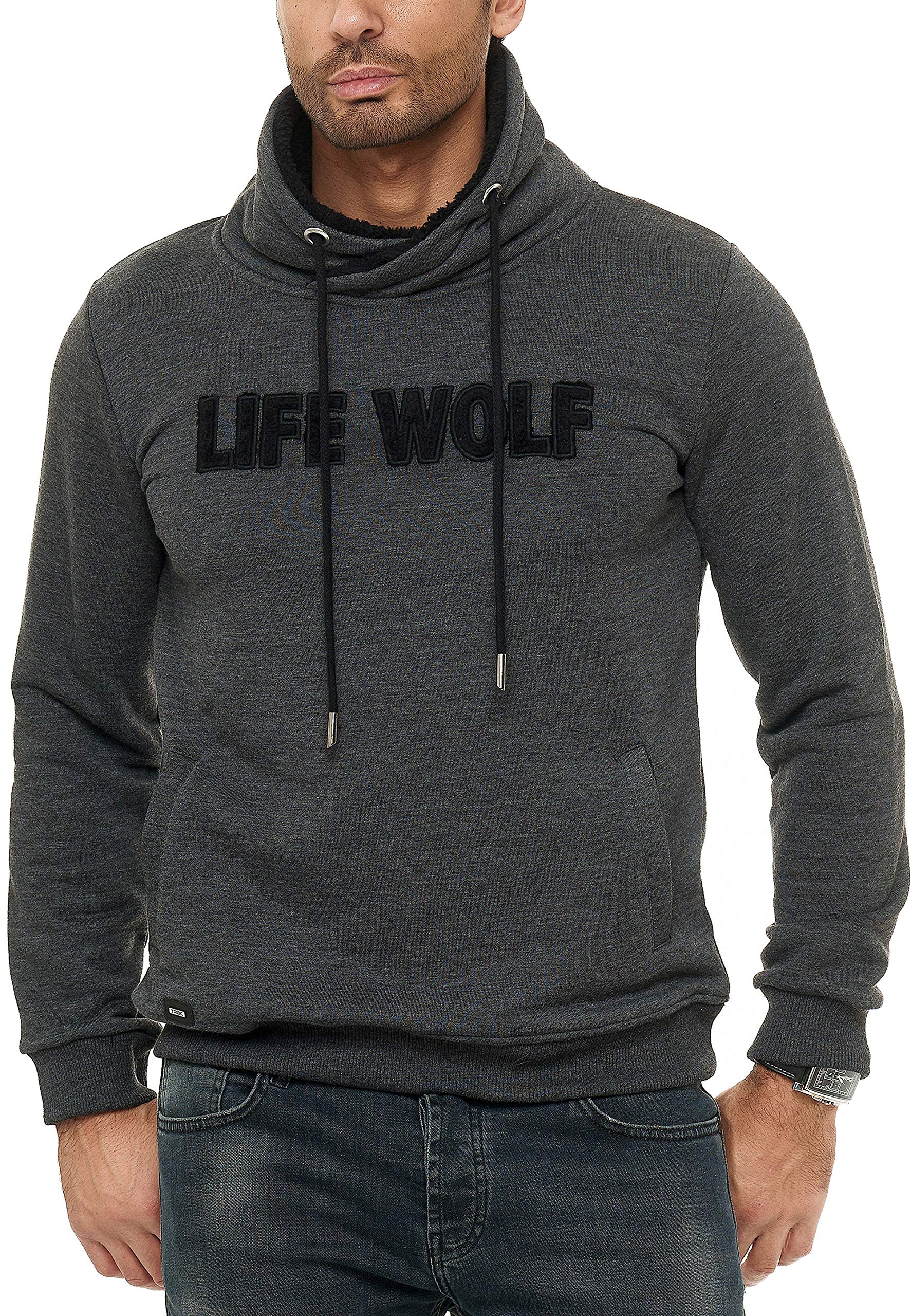 redbridge-pullover-herren-sweatshirt-schalkragen-grau image 4
