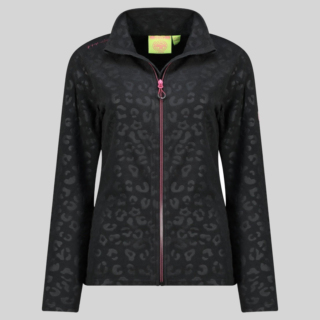 geographical-norway-uminie-fleecejacke-damen-marine-leopard-fleece image 7