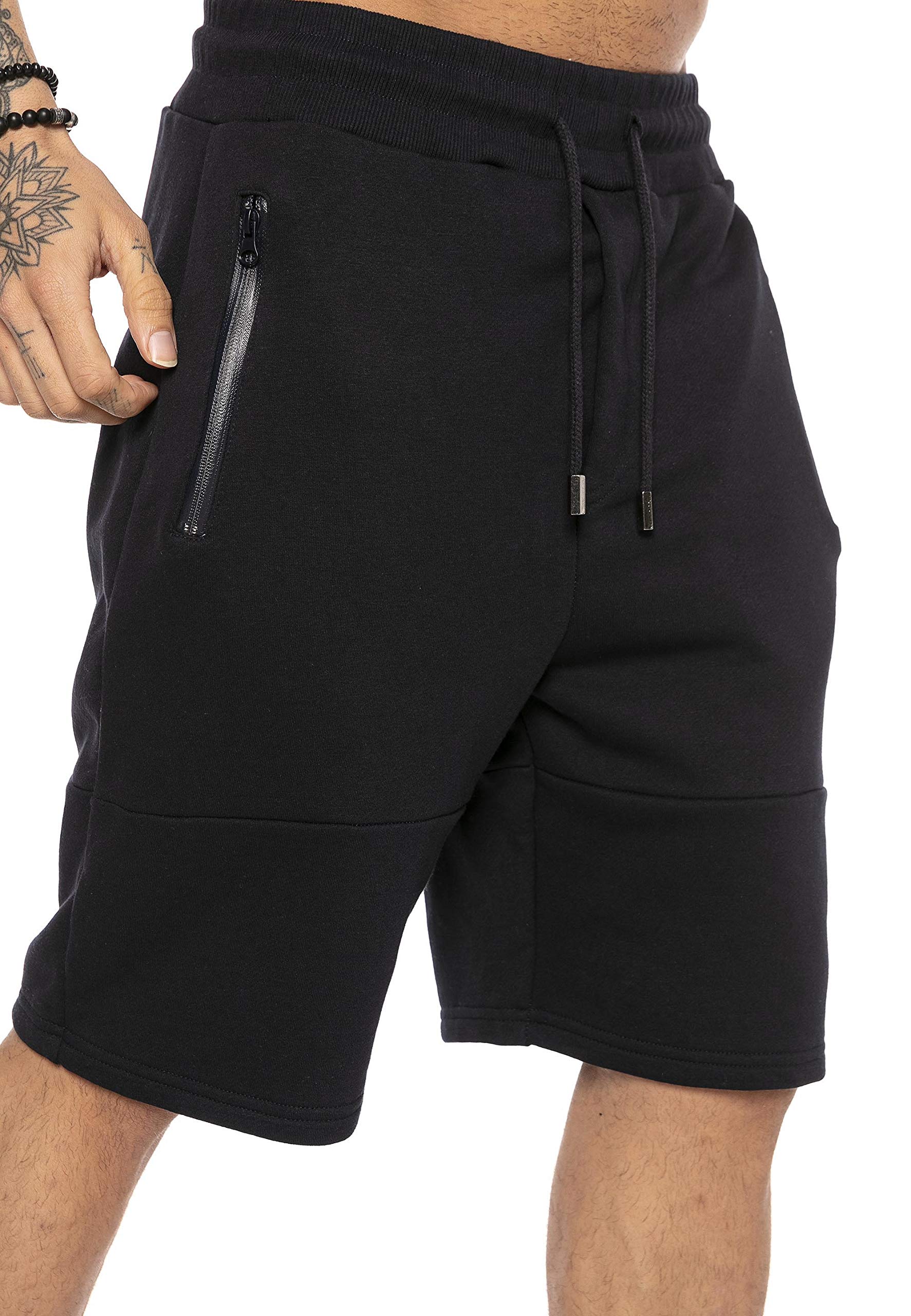 redbridge-shorts-sweatpants-kurze-hose-jogger-premium-schwarz-l image 5