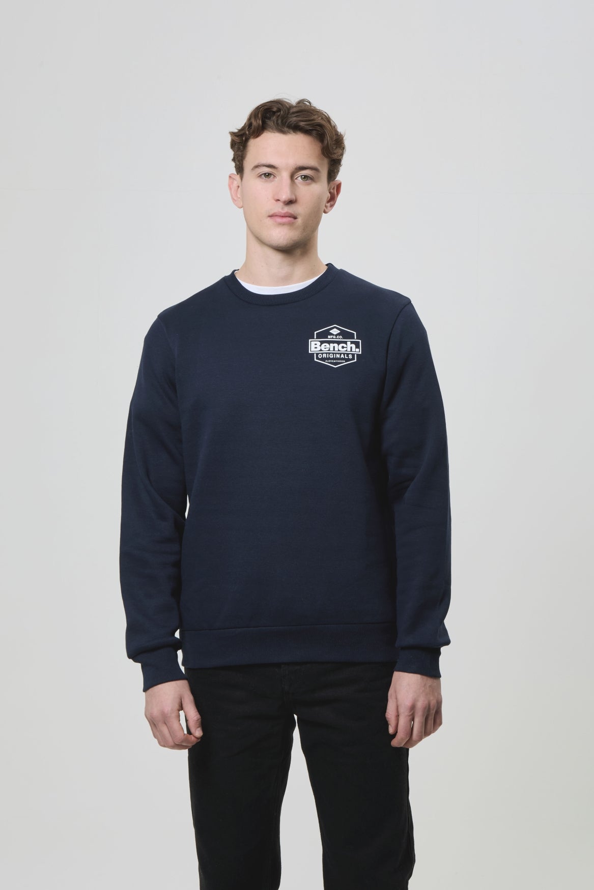 bench-tazen-sweatshirt-herren-navy-backprint image 2