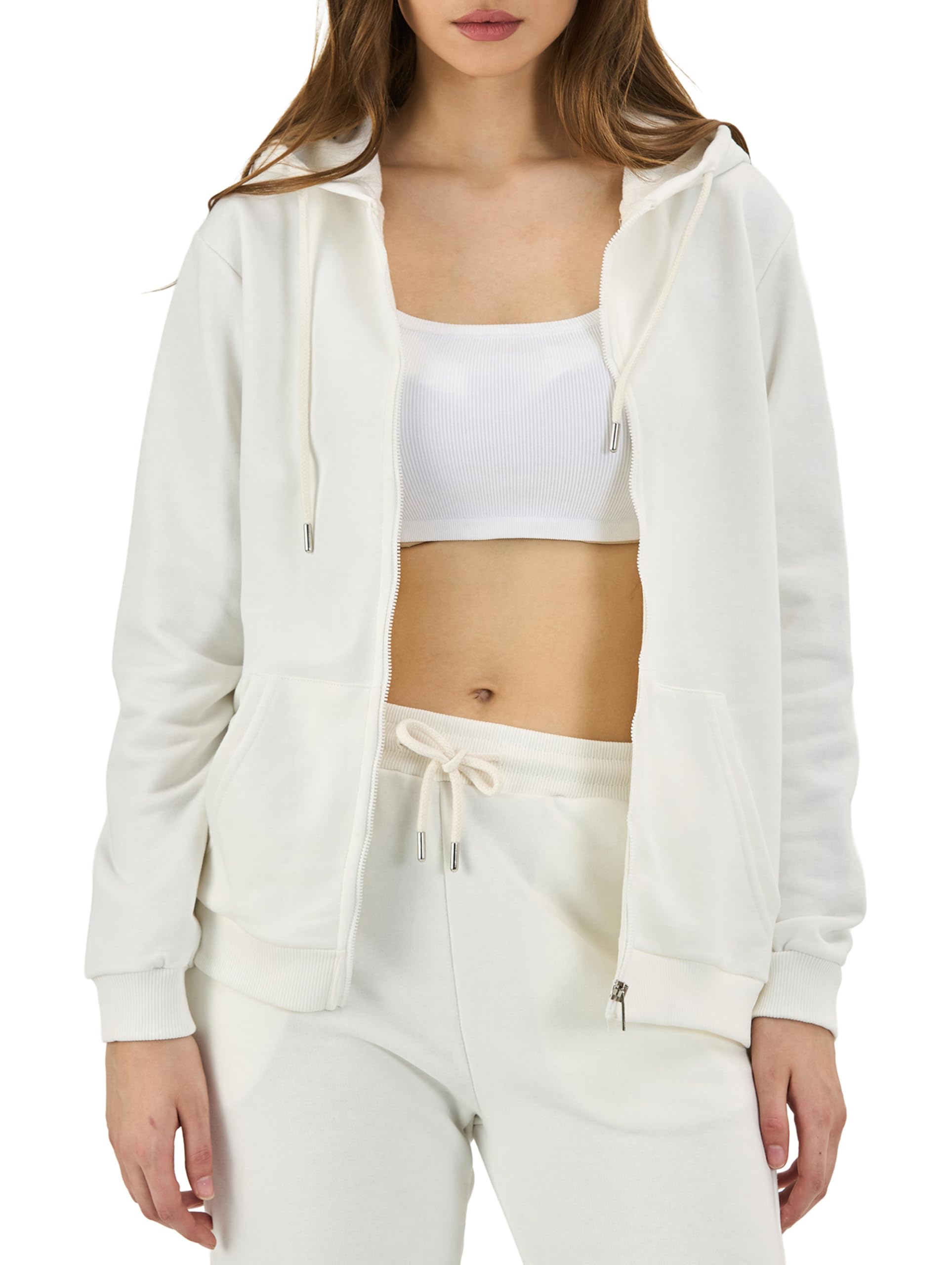 redbridge-w2800-kapuzenjacke-damen-zip-hoodie-beige image 2