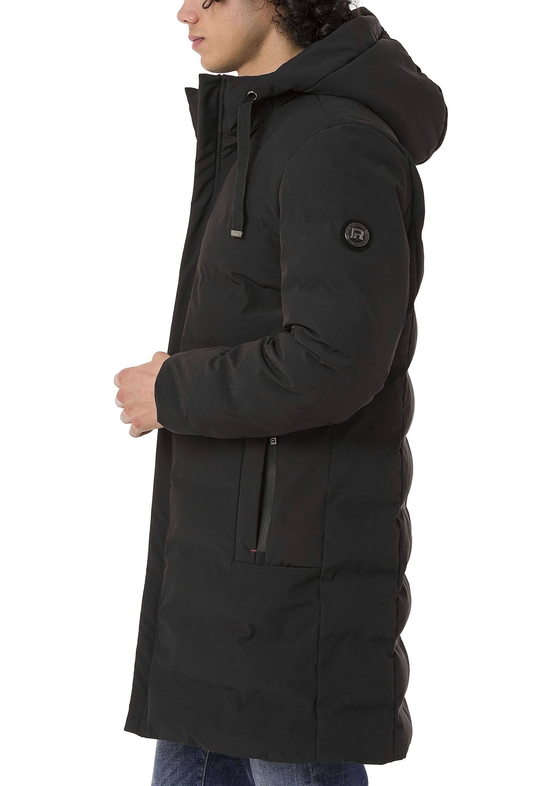 redbridge-steppmantel-pufferparka-herren-schwarz-winter image 5