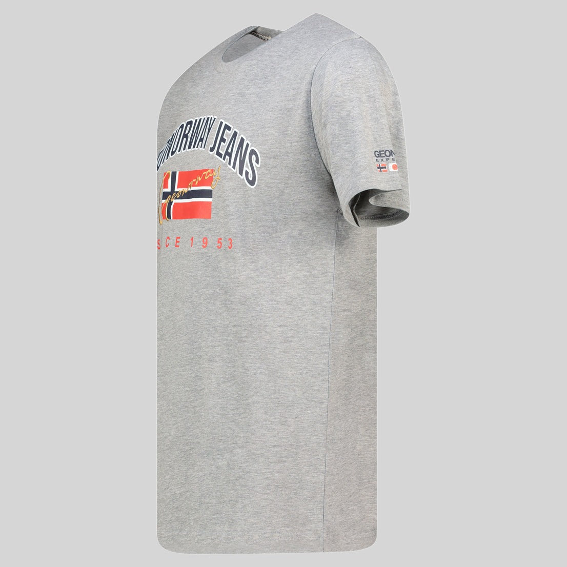 geographical-norway-jhagen-herren-t-shirt-hellgrau-kurzarm image 5