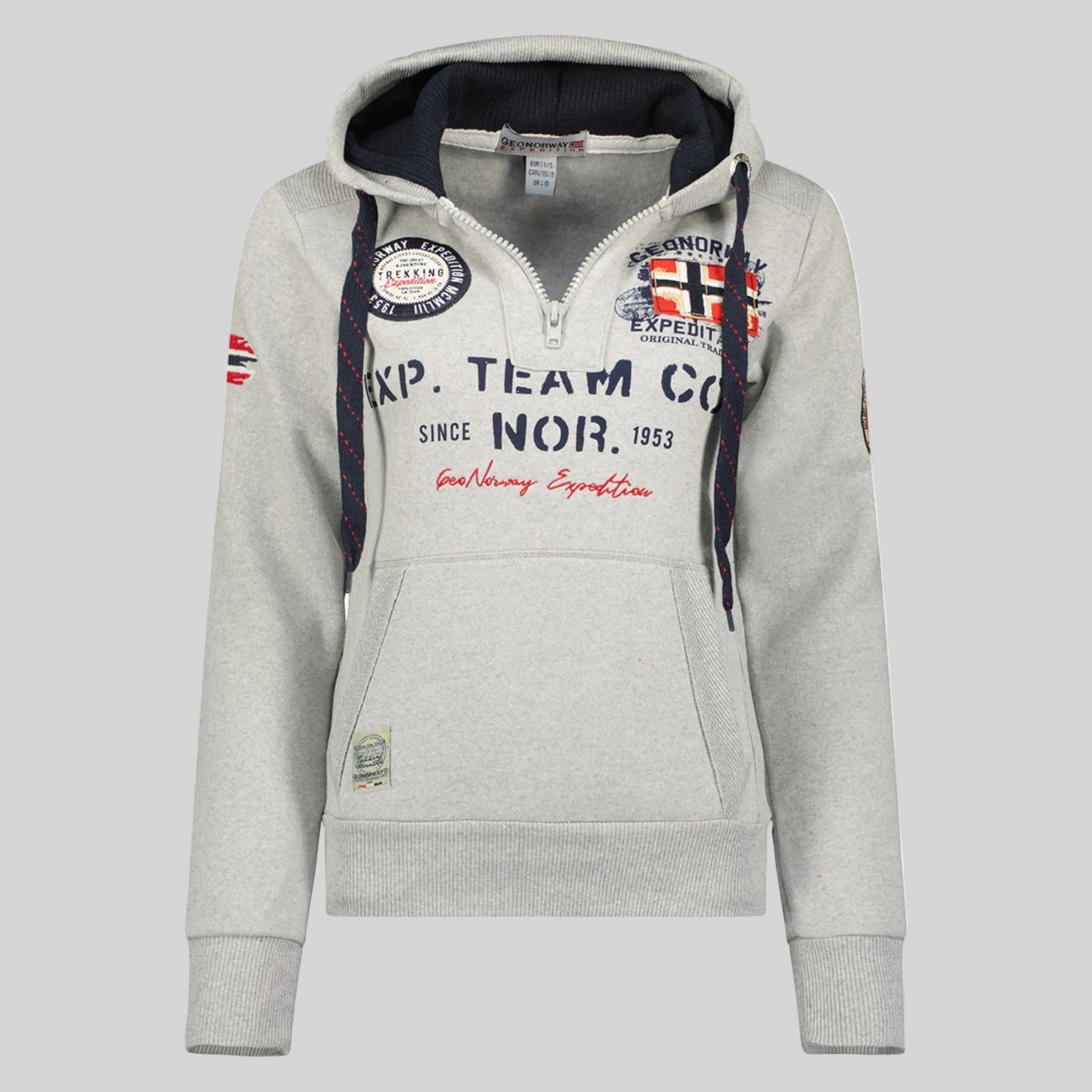 geographical-norway-goptaine-damen-sweatshirt-mit-kapuze-schwarz-s image 6
