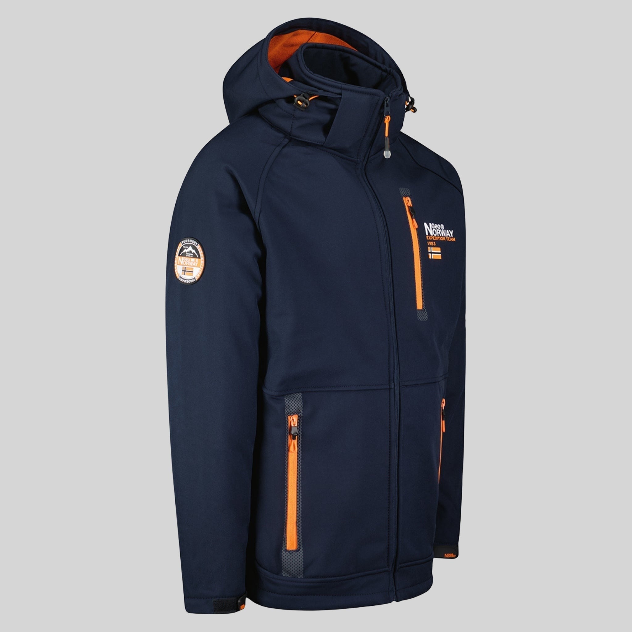 geographical-norway-roddy-softshelljacke-herren-schwarz-kapuze image 7