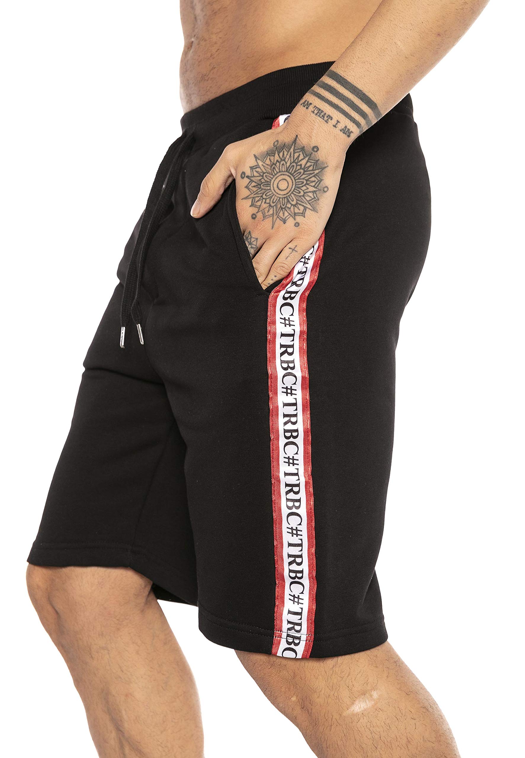 redbridge-trbc-line-shorts-herren-sweatshorts-baumwolle image 3