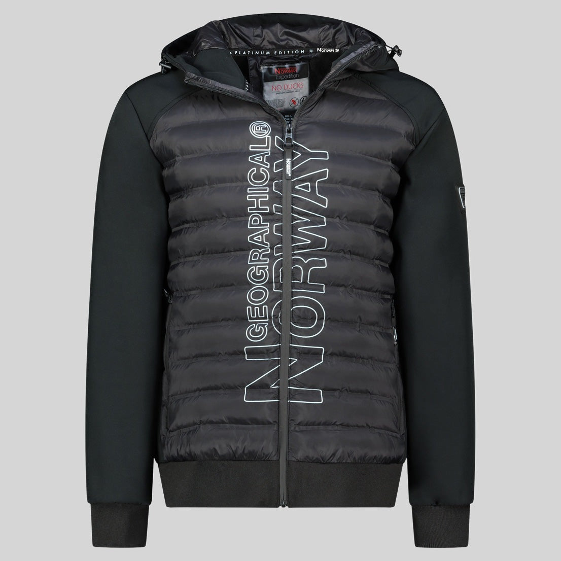geographical-norway-alpha-herren-steppjacke-schwarz-mit-kapuze image 3