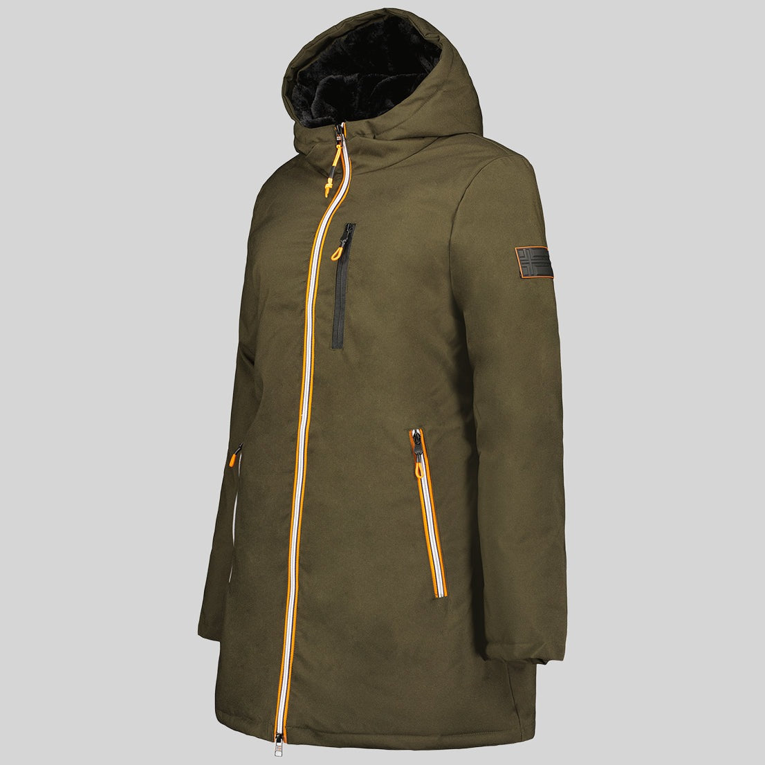 geographical-norway-cassim-damen-parka-khaki-winter image 3