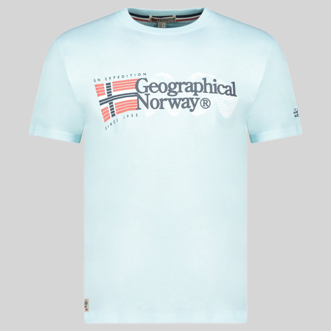 geographical-norway-jaramont-herren-t-shirt-bordeaux-print image 3