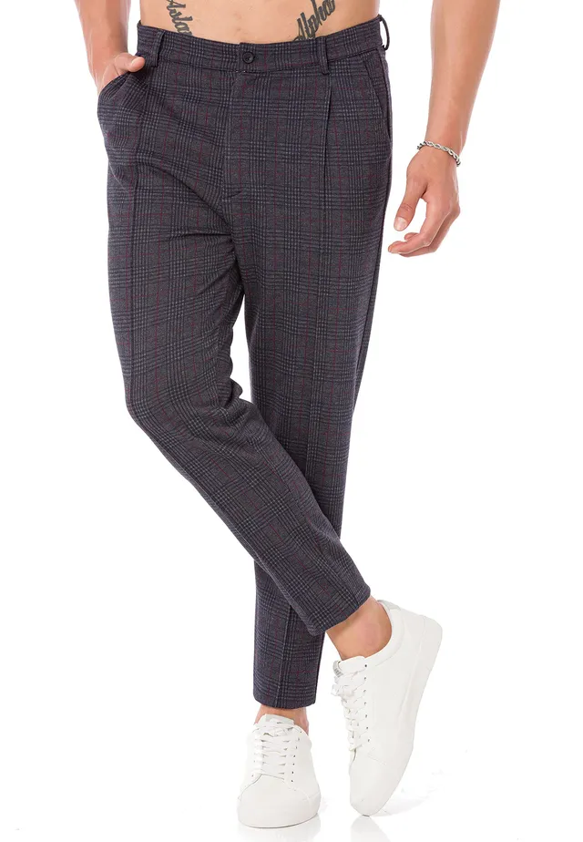 redbridge-jogginghose-herren-chino-jogger-kariert-gr-l image 1