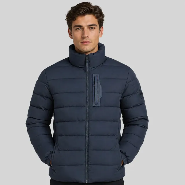 geographical-norway-boudric-steppjacke-herren-mit-stehkragen-leicht-marine-schwa image 1