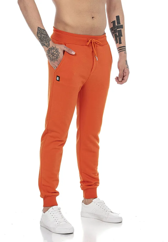 redbridge-premium-jogginghose-sweatpants-herren-schwarz-mit-kordelzug image 1