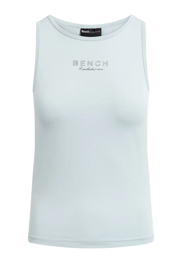bench-cassy-tanktop-damen-baby-blue-slim-fit-baumwolle image 1