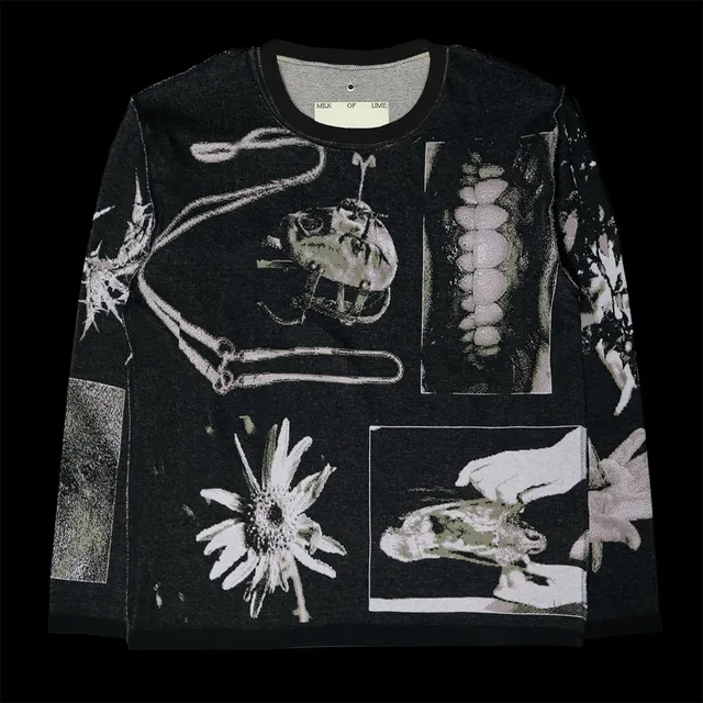 milk-of-lime-garments-poison-garden-sweater image 1