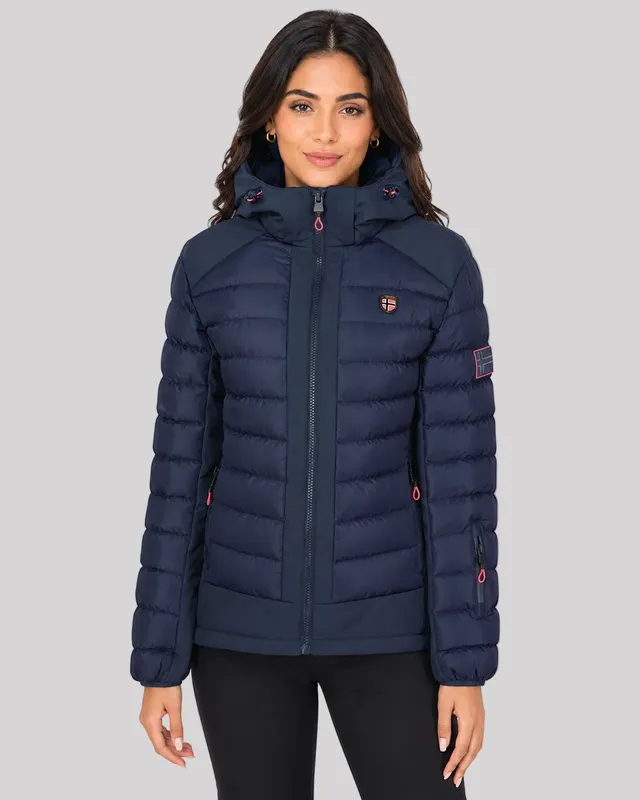 geographical-norway-aurelien-damen-jacke-marine-zweifarbig image 1