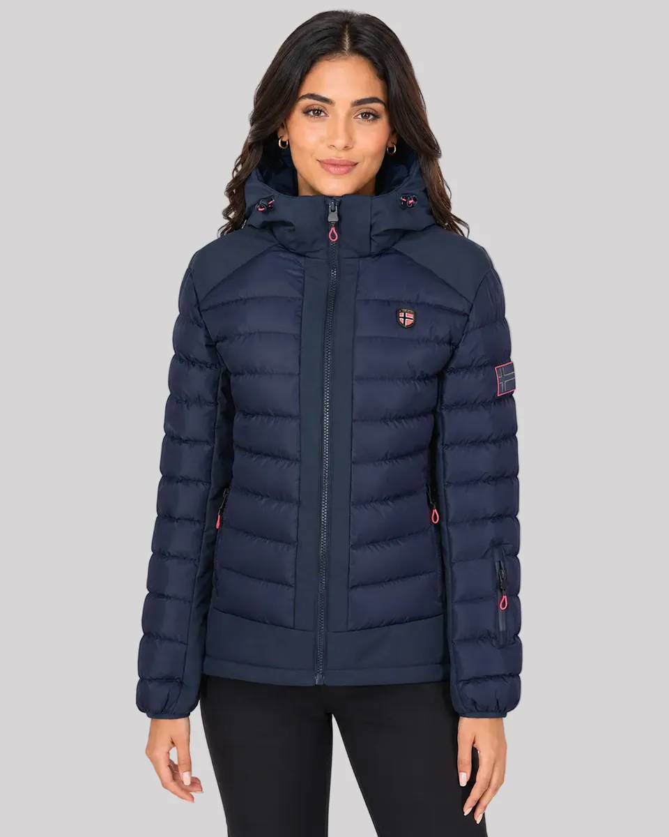 geographical-norway-aurelien-damen-jacke-marine-zweifarbig image 1