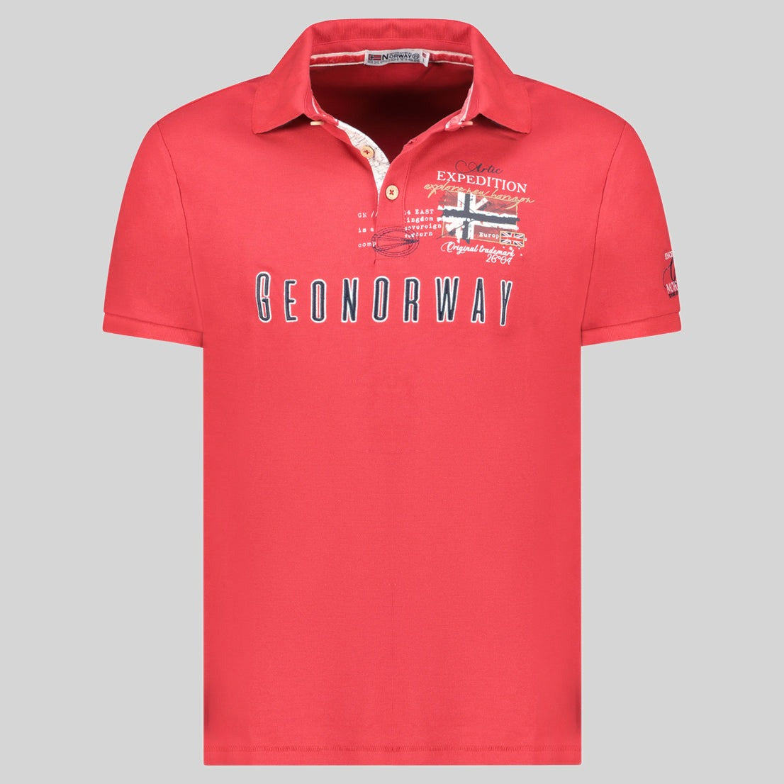 geographical-norway-kason-polohemd-herren-schwarz-100-baumwolle image 5