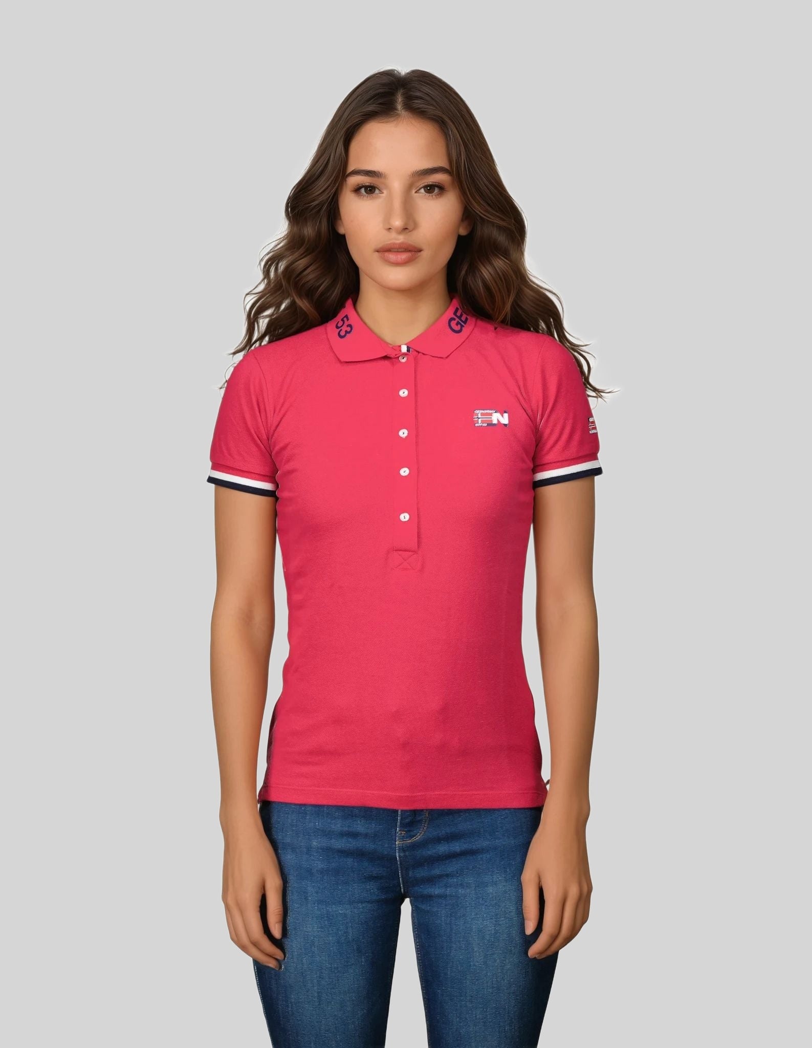 geographical-norway-kanolet-damen-polo-kurzarm-stickerei image 6